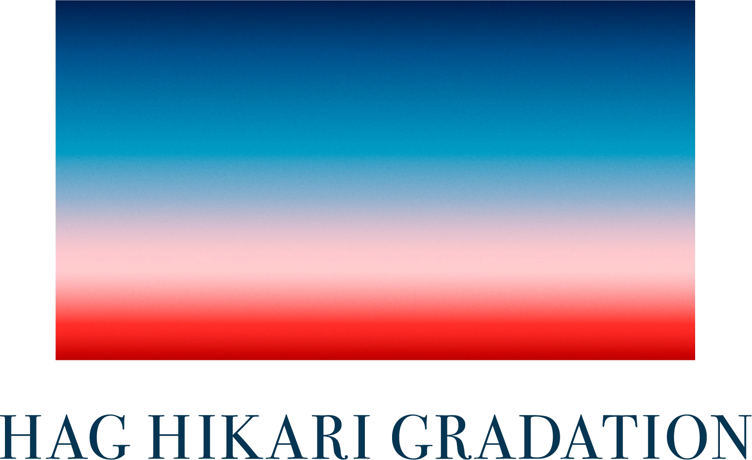 HAG HIKARI GRADATION:青と赤を基調にした光のグラデーション